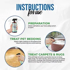 Ready Steady Defend Natural Flea Repellent Spray 200ml -Outsunny Garden Zone ready steady defend natural flea repellent spray 200ml5065003775886 03c MP