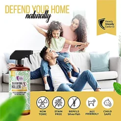 Ready Steady Defend Natural Silverfish Killer Spray 200ml -Outsunny Garden Zone ready steady defend natural silverfish killer spray 200ml5065003775473 03c MP