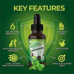 Ready Steady Defend Peppermint Mouse Repellent Oil. Makes 40 Litres Of Repellent & Contains Peppermint Essential Oil -Outsunny Garden Zone ready steady defend peppermint mouse repellent oil makes 40 litres of repellent contains peppermint essential oil5061001650255 06c MP