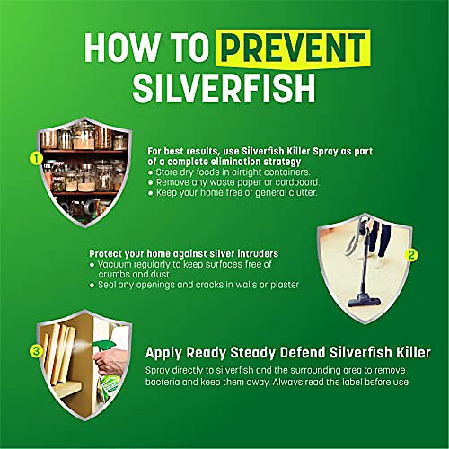 Ready Steady Defend Silverfish Killer Spray 1 Litre 3 Ready Steady Defend Silverfish Killer Spray 1 Litre - Image 3