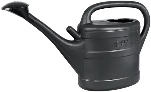 Recycled Plastics 10L Outdoor Watering Can - Anthracite Grey 1 Recycled Plastics 10L Outdoor Watering Can - Anthracite Grey