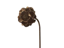 Rose - Metal Flower Garden Stakes