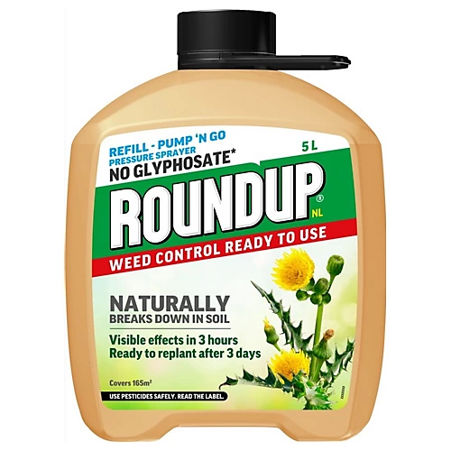Roundup Natural Weed Control Refill 5L 1 Roundup Natural Weed Control Refill 5L