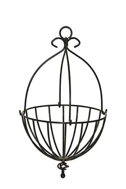 Samuel Alexander Black Metal Spanish Garden Flower Wall Hanging Basket Large 35cm 14 Inch - Without Bracket 7 Samuel Alexander Black Metal Spanish Garden Flower Wall Hanging Basket Large 35cm 14 Inch - Without Bracket -Outsunny Garden Zone samuel alexander black metal spanish garden flower wall hanging basket large 35cm 14 inch without bracket5060559856850 04c MP