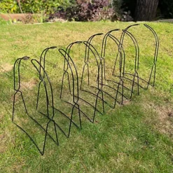 Set Of 6 Growbag Cane Frame Supports