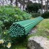 Set Of 80 Plastic Coated Metal Plant Support Sticks (140cm)