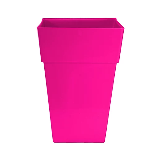 Simpa 2PC Moda Milano 28L Pink Plastic Planters. 3 Simpa 2PC Moda Milano 28L Pink Plastic Planters. - Image 3