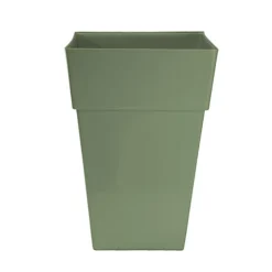 Simpa 2PC Moda Milano 28L Sage Green Plastic Planters. -Outsunny Garden Zone simpa 2pc moda milano 28l sage green plastic planters 5059331201926 03c MP