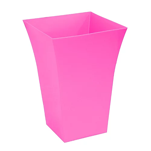 Simpa 2PC Pink Large Milano Plastic Planters. 2 Simpa 2PC Pink Large Milano Plastic Planters. - Image 2