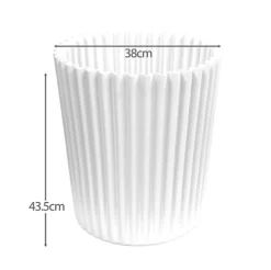 Simpa 2PC XL White Wave Plastic Planters. 5 Simpa 2PC XL White Wave Plastic Planters. -Outsunny Garden Zone simpa 2pc xl white wave plastic planters 5059331202275 03c MP
