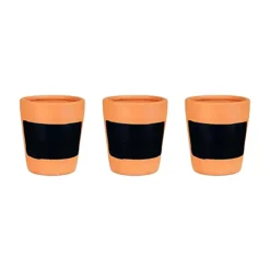 Simpa 3PC Terracotta Chalkboard Herb Planters With Parsley, Mint And Chive Seeds. -Outsunny Garden Zone simpa 3pc terracotta chalkboard herb planters with parsley mint and chive seeds 5059331210003 03c MP