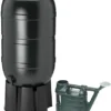 Simpa Large Capacity 210L Water Butt, Stand And Watering Can