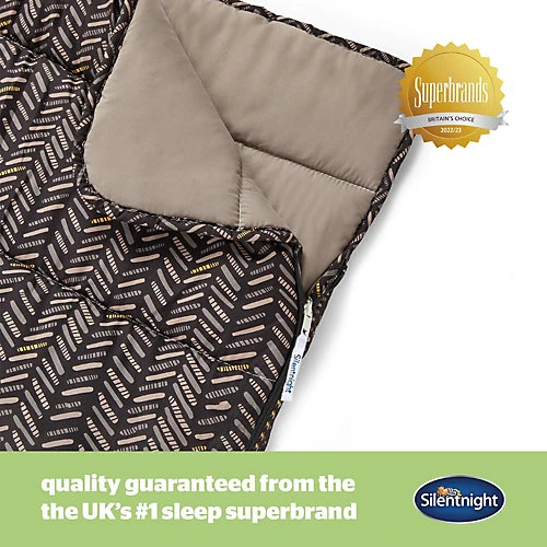 Sleeping Bag Camping Travel Zip Reversible Soft Sack Single 2 Sleeping Bag Camping Travel Zip Reversible Soft Sack Single - Image 2