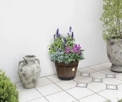 Small Build-a-Barrel Kit - Dark Brown (FSC 100%) -Outsunny Garden Zone small build a barrel kit dark brown fsc 100 4975149867851 03c MP