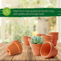 Small Terracotta Plant Pots - (5cm, 16 Pots) Mini Terracotta Plant For Flowers, Herb Planters, Seeds And Decor 6 Small Terracotta Plant Pots - (5cm, 16 Pots) Mini Terracotta Plant For Flowers, Herb Planters, Seeds And Decor -Outsunny Garden Zone small terracotta plant pots 5cm 16 pots mini terracotta plant for flowers herb planters seeds and decor5060766071114 03c MP