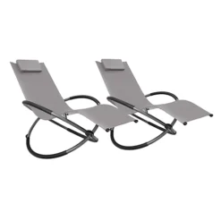 Smart Living Zero Gravity Rocking Sun Lounger Chair With Pillow Grey 6 Smart Living Zero Gravity Rocking Sun Lounger Chair With Pillow Grey -Outsunny Garden Zone smart living zero gravity rocking sun lounger chair with pillow grey5055490600464 03c MP