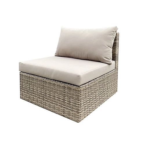 Soron Brown Rattan Effect 3 Seater Coffee Set 4 Soron Brown Rattan Effect 3 Seater Coffee Set - Image 4