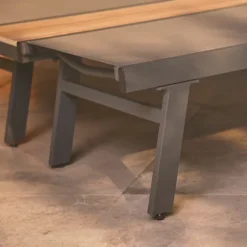 Spinningfield Double Sun Lounger, Dual Reclining Textoline Garden Lounger, Duo Recliner Set For Patio, Outdoor Garden Furniture -Outsunny Garden Zone spinningfield double sun lounger dual reclining textoline garden lounger duo recliner set for patio outdoor garden furniture5056115790836 04c MP