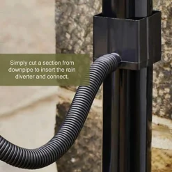 Spudulica Water Butt Rain Diverter Kit For Square 65mm & Round 68mm Pipe -Outsunny Garden Zone spudulica water butt rain diverter kit for square 65mm round 68mm pipe5065013758879 03c MP