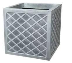Strata 39cm Lazio Planter GN696-PEW-ST Grey Planter