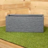 Strata Ash Slate Effect Trough 60cm W X 25cm D X 25.5cm H