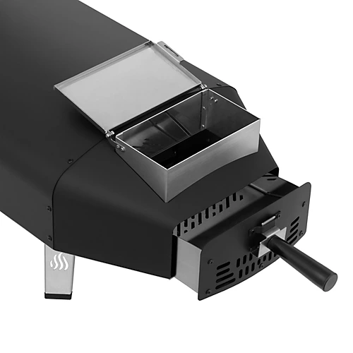 Table Top Pizza Oven High Performance Pellet Fired Pizza Oven - Stainless Steel - L76.5 X W35.2 X H77 Cm - Black/Silver 4 Table Top Pizza Oven High Performance Pellet Fired Pizza Oven - Stainless Steel - L76.5 X W35.2 X H77 Cm - Black/Silver - Image 4