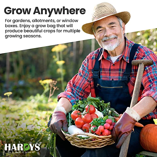 Tomato Planter Compost Grow Bag Fruit Vegetable Plant Growing Potting Soil - 56L 2 Tomato Planter Compost Grow Bag Fruit Vegetable Plant Growing Potting Soil - 56L - Image 2