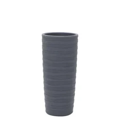 Tramontina Grego Polyethylene Planter (80cm High, Graphite)