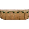 Trough Planter - Leaf Design Garden Planter