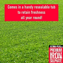 ULTIMA-PLUS XP Premium Iron Sulphate - Greens Grass And Hardens Turf Makes Up To 1000L & Covers Up To 1000m2(7.5kg) -Outsunny Garden Zone ultima plus xp premium iron sulphate greens grass and hardens turf makes up to 1000l covers up to 1000m2 7 5kg 5056411323493 04c MP