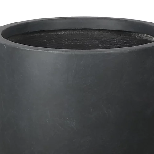 Verve Ammer Dark Grey Fibreclay Circular Plant Pot (Dia)28cm 2 Verve Ammer Dark Grey Fibreclay Circular Plant Pot (Dia)28cm - Image 2