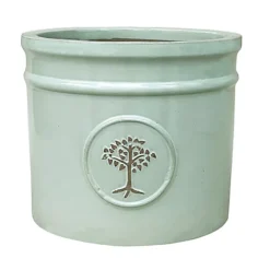 Verve Barcău Olive Ceramic Circular Plant Pot (Dia)20cm