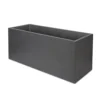 Verve Durdica Dark Grey Plastic Rectangular Trough