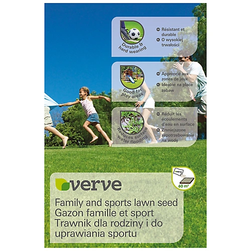 Verve Family & Sports Grass Seeds, 1.5kg 1 Verve Family & Sports Grass Seeds, 1.5kg