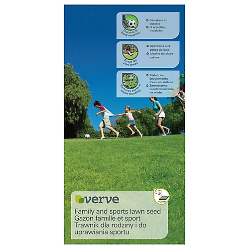 Verve Family & Sports Grass Seeds, 10kg 1 Verve Family & Sports Grass Seeds, 10kg