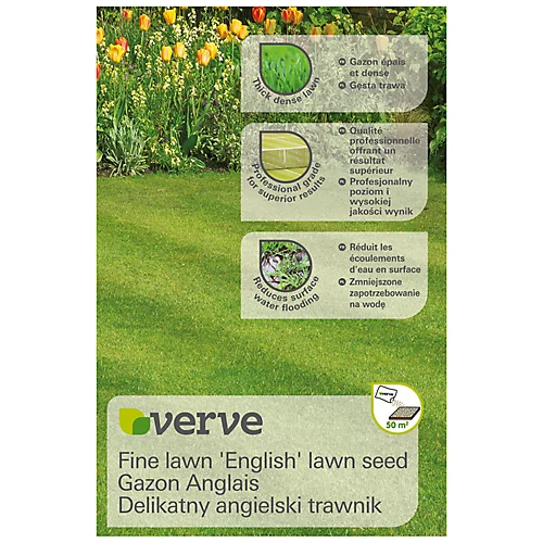 Verve Fine English Grass Seeds, 1.25kg 1 Verve Fine English Grass Seeds, 1.25kg