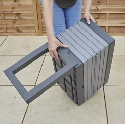 Verve Grey Rectangular Planter, Set 6 Verve Grey Rectangular Planter, Set -Outsunny Garden Zone verve grey rectangular planter set5059340328881 23i