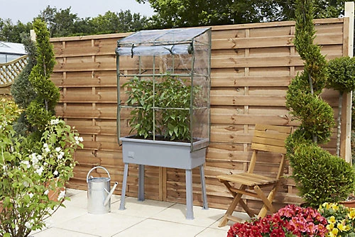 Verve Grey Rectangular Planter 4 Verve Grey Rectangular Planter - Image 4