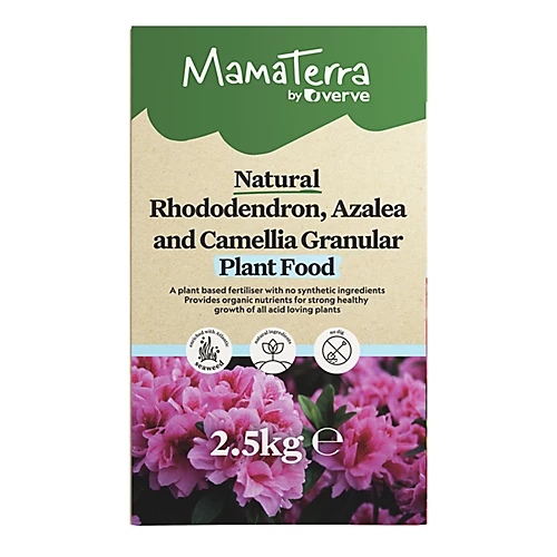 Verve Mamaterra Ericaceous Plant Feed Granules 100m² 2.5kg 1 Verve Mamaterra Ericaceous Plant Feed Granules 100m² 2.5kg