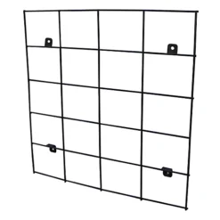 Verve Matt Black Metal Wall Rack