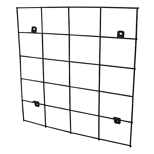 Verve Matt Black Metal Wall Rack 1 Verve Matt Black Metal Wall Rack