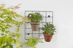 Verve Matt Black Metal Wall Rack 7 Verve Matt Black Metal Wall Rack -Outsunny Garden Zone verve matt black metal wall rack5059340327891 02i