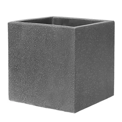 Verve Nore Dark Grey Square Planter