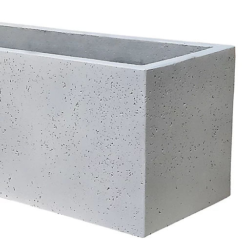 Verve Nore Light Grey Rectangular Trough 2 Verve Nore Light Grey Rectangular Trough - Image 2