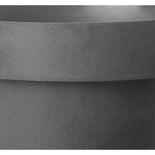 Verve Nurgul Dark Grey Polypropylene (PP) Circular Plant Pot (Dia)58cm 2 Verve Nurgul Dark Grey Polypropylene (PP) Circular Plant Pot (Dia)58cm - Image 2