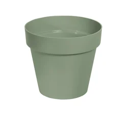 Verve Nurgul Deep Lichen Green Polypropylene (PP) Circular Plant Pot (Dia)40cm