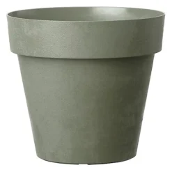 Verve Nurgul Deep Lichen Green Polypropylene (PP) Circular Plant Pot (Dia)58cm