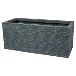 Verve Sinni Grey Rectangular Trough