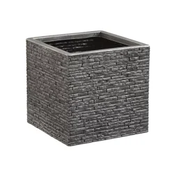 Verve Sinni Grey Square Planter
