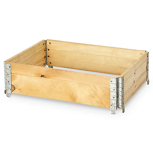 Verve Small Pine & Steel Rectangular Raised Bed Kit 0.48m² 1 Verve Small Pine & Steel Rectangular Raised Bed Kit 0.48m²